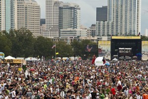 Photo of a concert crowd at Austin City Limits