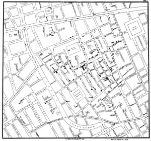 London cholera map